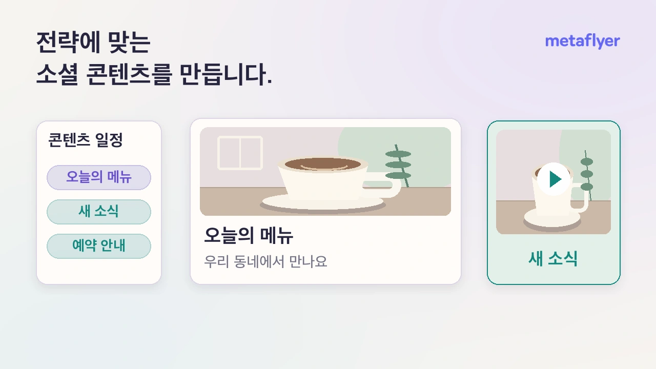 메타플라이어 AI 마케팅 흐름 소개 영상 첫 화면